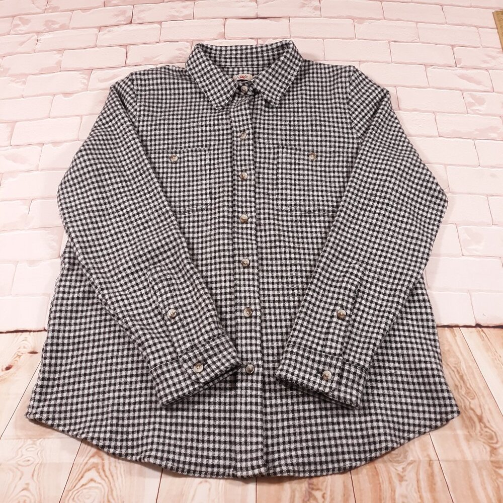 Faherty Shirt Flannel Womens‎ Medium Soft Fabric Pockets Cotton Blend